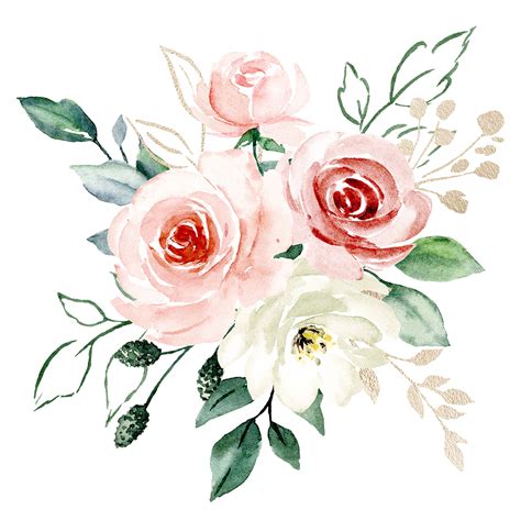 flower watercolor clipart